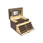 Jewelry box jewelry box jewelry box jewelry box with mirror 4 subjects in Brown