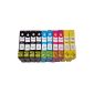 10x 4222 printer cartridges replace Epson T1291 T1292 T1293 T1294 T1295 (Office supplies & stationery)