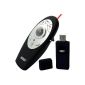 August LP108M Red Laser Pointer Wireless Multimedia Device / Wireless Presenter - Remote PowerPoint presentation with mouse buttons and shortcuts - Scope 15m - 2 AAA batteries included (Electronics)
