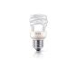 Philips light TORNADO ES 8YRT energy saving lamp 8W E27 230V warmton-WS T2 (household goods)