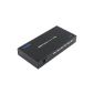 Ligawo ® HDMI Splitter 1: 4 - 1 input (DVD, BlueRay, console ...) and 4 outputs (for TV, projector, monitor ...) - parallel output to up to 4 devices - Distribution 4 port 4port 4 times - FullHD 1080p + amplifier 1x4 (Electronics)
