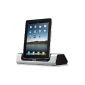 SDI iHome iD9 speaker with dock and rechargeable battery for Apple iPad / iPhone (optional)