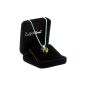 Silver chain with original Swarovski Elements Heart Pendant, multicolored, 14 mm, with jewel case, ideal as a gift for wife or girlfriend (jewelry)