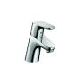 Hansgrohe 31604000 Single lever basin mixer Focus with push-open waste set, chrome (tool)