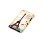 your phone Apple iPod Touch 4 4G HARD CASE Cover Case Eiffel Tower Pink Flower (Accessories)