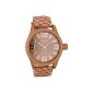 Oozoo watch with leather strap 41mm Rose Gold / Pink Grey C7216 (clock)