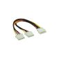 Internal Y power cable 4-pin Molex (5.25 