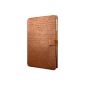 Samsung Galaxy Note 10.1 2014 Edition Zenus Lettering Diary Case Cover (Brown) High End Synthetic Leather Carrying Case (Accessories)