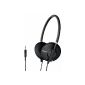 Sony MDR570LPB Adjustable Wired Headset for MP3 Player Black (Electronics)