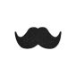 Mat the Moustache Moustache doormat mat doormat 85x43 cm black beard (Misc.)