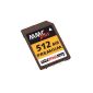 Extrememory MultiMediaCardplus (MMC +) 512MB memory card (original commercial packaging) (Accessories)