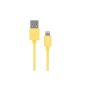 [Apple Certified MFI] Adam Elements 8 Pin Lightning To USB Data Sync Charger Cable Cord (3ft / 0.9m) for iPhone 6 iPhone 6 Plus, iPhone 5s / 5c / 5, iPad Air / Mini / Mini2, iPad 4th Generation, iPad 5th Generation, and iPod Nano 7th Generation Yellow HK372 (Electronics)