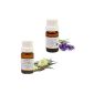 Lot 2 Essential Oils: Lavender + Eucalyptus 10ml - Free Shipping (Health and Beauty)