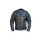 Australian Bikers Gear - Men's Leather Jacket - Sturgis Sports antique leather - CE protectors (Textiles)