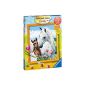 Ravensburger 28393 - Proud Mother Horses - Paint by Numbers, 30x24 cm (toys)