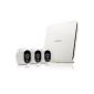 ARLO by NETGEAR Smart Camera VMS3330-100EUS, 100% wireless monitoring kit, including three HD cameras, night vision, waterproof indoor / outdoor, magnetic fixings provided (Accessory)