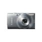 Canon IXUS 150 digital camera (16 megapixels, image stabilization, 28mm wide-angle lens) Grey (Electronics)