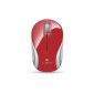 Logitech Wireless Mouse M187 Red ultra compact size (Accessory)