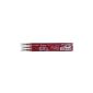 Pilot Frixion erasable rollerball refills 3 piece red (Office supplies & stationery)