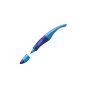 . STABILO EASYoriginal right dark blue / light blue incl 3 Refills - ergonomic rollerball pen (office supplies & stationery)
