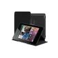 kwmobile® Flip Case for Asus Google Nexus 7, 2012 in Black with stand function - Super thin and lightweight case for your tablet (electronic)