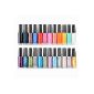 24 color nail varnish A fine brush pr glass bottle design nail art (Miscellaneous)