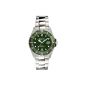 Gigandet SEA GROUND Automatic Mens Watch diver watch 300m stainless steel bracelet with green - G2-008 (clock)