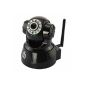 DBPower VA033K Indoor Wireless Pan / Tilt IP Camera, CMOS sensor, F: 3.6 mm F: 2.0 (IR Lens) fixed iris, IEEE 802.11b / g, 10pcs 850nm Infrared LEDs, 5m distance without IR-CUT ( Black) (Electronics)