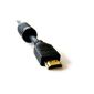 King HDMI v1.3 HDMI cable with gold plated ferrite core to HDMI 2m (Accessory)