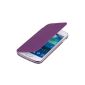 kwmobile® practical and chic flap protective case for Samsung Galaxy Ace S7270 3 / S7275 in Purple (Wireless Phone Accessory)
