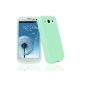 Bingsale Cover Leather Case Samsung Galaxy S3 Cover Case (Turquoise) (Electronics)