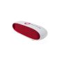 GOgroove speakerphone Bluetooth 4.0 Stereo Portable LG G3 / Samsung Galaxy Core Prime / Wiko Rainbow / more - 10h Rechargeable Micro and Integrated - Red (Electronics)