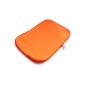 Emartbuy® Orange Water Resistant Neoprene Soft Zip Case And / Case / Cover suitable for Lenovo Ideapad Yoga 2 Pro (13-14 Laptop / Notebook Inch) (Electronics)