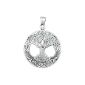 World Tree Tree of Life Yggdrasil pendant 925 silver (diameter 27mm) (Jewelry)