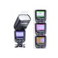 Neewer® * color TFT display * High-speed sync I-TTL flash flash flash NW985C for Canon EOS 700D / 650D T5i / T4i 600D / T3i 1100D / T3 550D / T2i 500D / T1i 100D / 400D SL1 / XTi 450D / XSi 300D / Digital Rebel 20D 30D 60D 5D Mark III 5D Mark II and all other Canon cameras