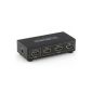 deleyCON HDMI Switch / Splitter 3 Port - 3D Ready / 1080p - metal housing (electronics)