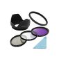 UV filters 58mm CPL FLD + hood + adapter for Canon SX50 HS SX40 IS lf297 (Electronics)