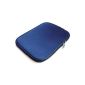 Emartbuy® Blue Waterproof Soft Neoprene Sleeve Case Cover Cover with zipper Apple Ipad Air 2 Ipad Air Tablet (10-11 Inch eReader / Tablet / Netbook) (Electronics)
