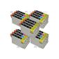 20x Compatible cartridges for Epson (T0611 8x 4x 4x T0612 T0613 T0614 4x) fits to the following Epson Stylus D 68 D 88 D 88 68 PE PE D88 Plus DX 3800 3850 3850 4200 4250 4800 4850 4850 Plus Plus Ink Cartridge