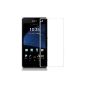 kwmobile® Tempered Glass Screen Protector Sony Xperia Z1 Compact transparent.  High Quality (Electronics)