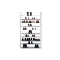 Songmics XXL 10 levels shoe rack for 50 pairs of shoes shoe cabinet gray 100 x 29 x 175 cm LSR10G (household goods)