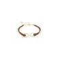 Spiritual golden Infinity 'infinity' bracelet / brown leather bracelets (jewelery)