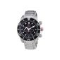 Seiko Men's Watch XL Diver's Solar Chronograph Quartz Stainless Steel SSC015P1 (clock)