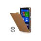 Goodstyle UltraSlim Case Leather Case for Nokia Lumia 920, Old Style Camel Brown (Wireless Phone Accessory)