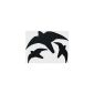 Erdtmanns 511,165 raptor silhouette, black (garden products)