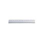 Cutting Ruler from aluminum with steel edge and non-slip rubber insert, 30 cm (Office supplies & stationery)