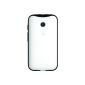 Grip Shell Case for Motorola Moto E 1st Generation - White (Accessory)