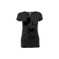LOGOSHIRT Disney Retro Comic Women T-shirt MICKEY MOUSE STAMP Anthracite Gr.  S - New Girl (Toys)