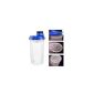 Transparent Protein Shaker 700ml with stopper Screw (Health and Beauty)