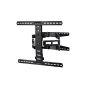 Hama TV Wall Mount Full Motion Ultraslim, tiltable, swiveling (fully articulated), for 94-165 cm diagonal (37-65 inches), for max.  35kg VESA 700 x 500, black (Accessories)